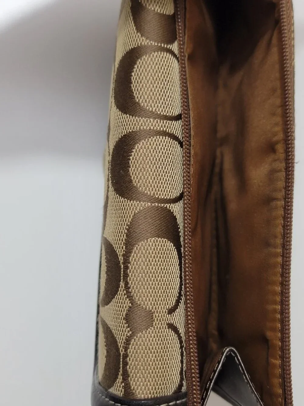 Coach checkbook wallet